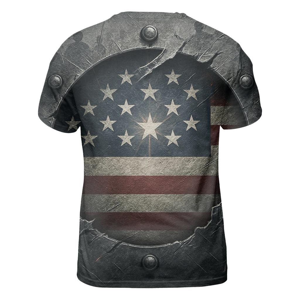 Steel And Stars Emblem designer pattern shirts