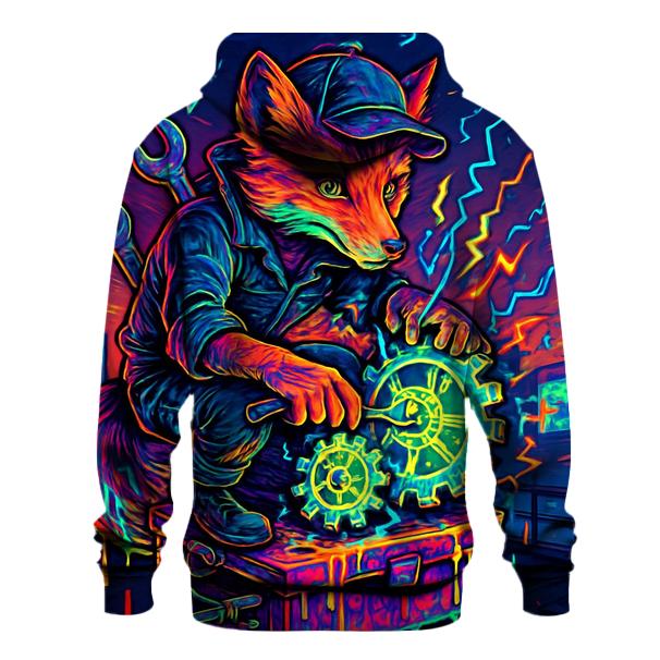 Neon Tinker Fox hoodies fashion