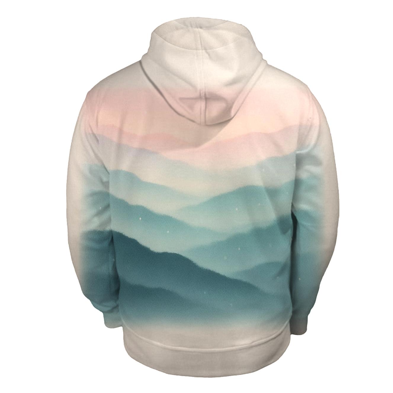 Pastel Vapor Valley embroidered hoodies