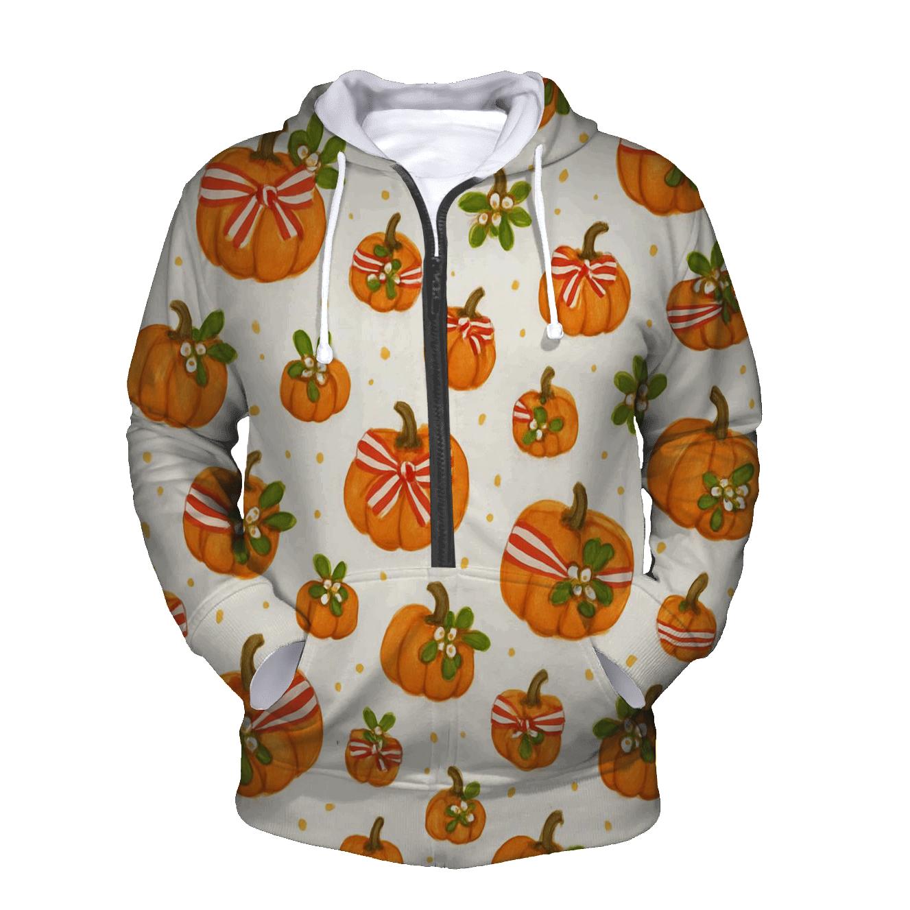 Candy Stripe Pumpkin Scatter hoodie styles