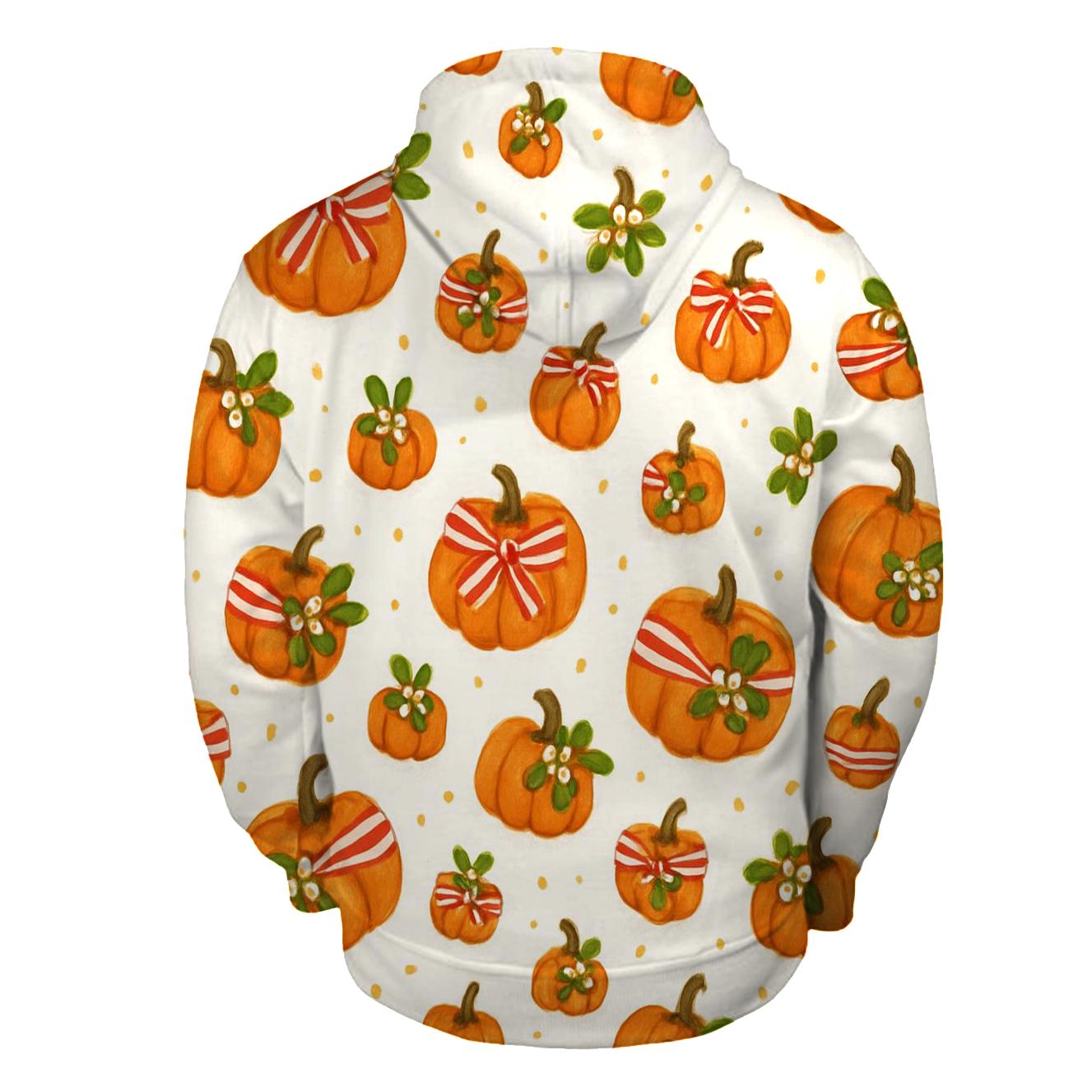 Candy Stripe Pumpkin Scatter hoodie styles