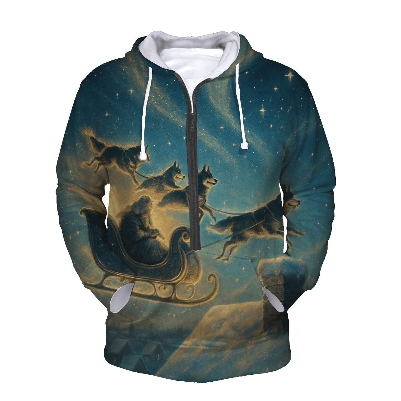North Pole Midnight Delivery custom hoodies