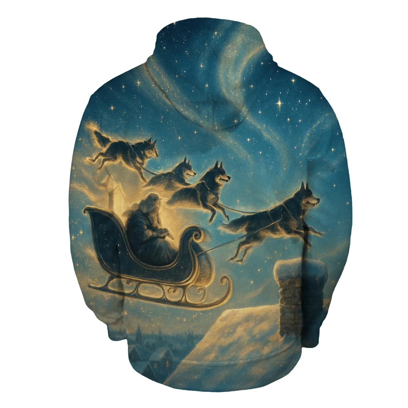 North Pole Midnight Delivery custom hoodies
