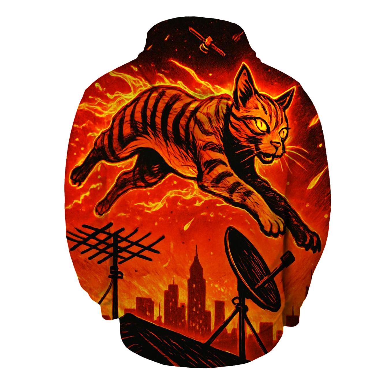 Solar Flare Alley Acrobat zip-up hoodies