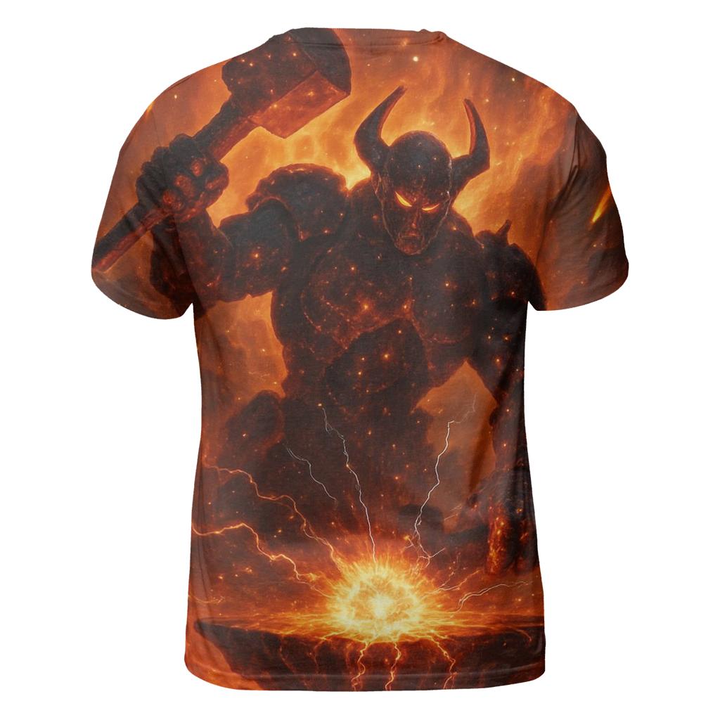 Solar Forge Titan trendy printed shirt styles