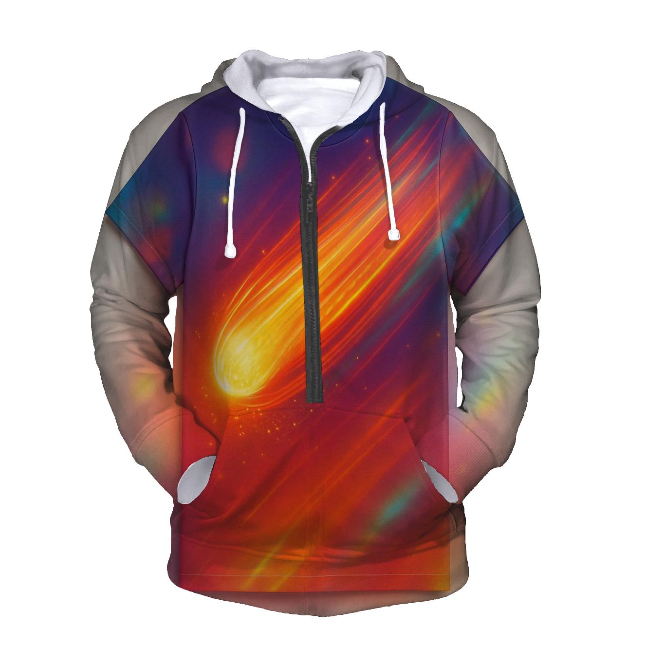 Chromatic Comet Stream printed hoodies