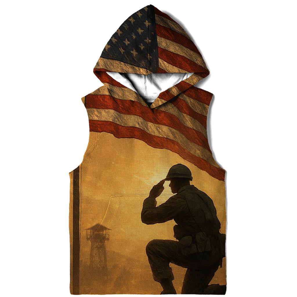 Dawn Sentinel Flag pullover hoodies