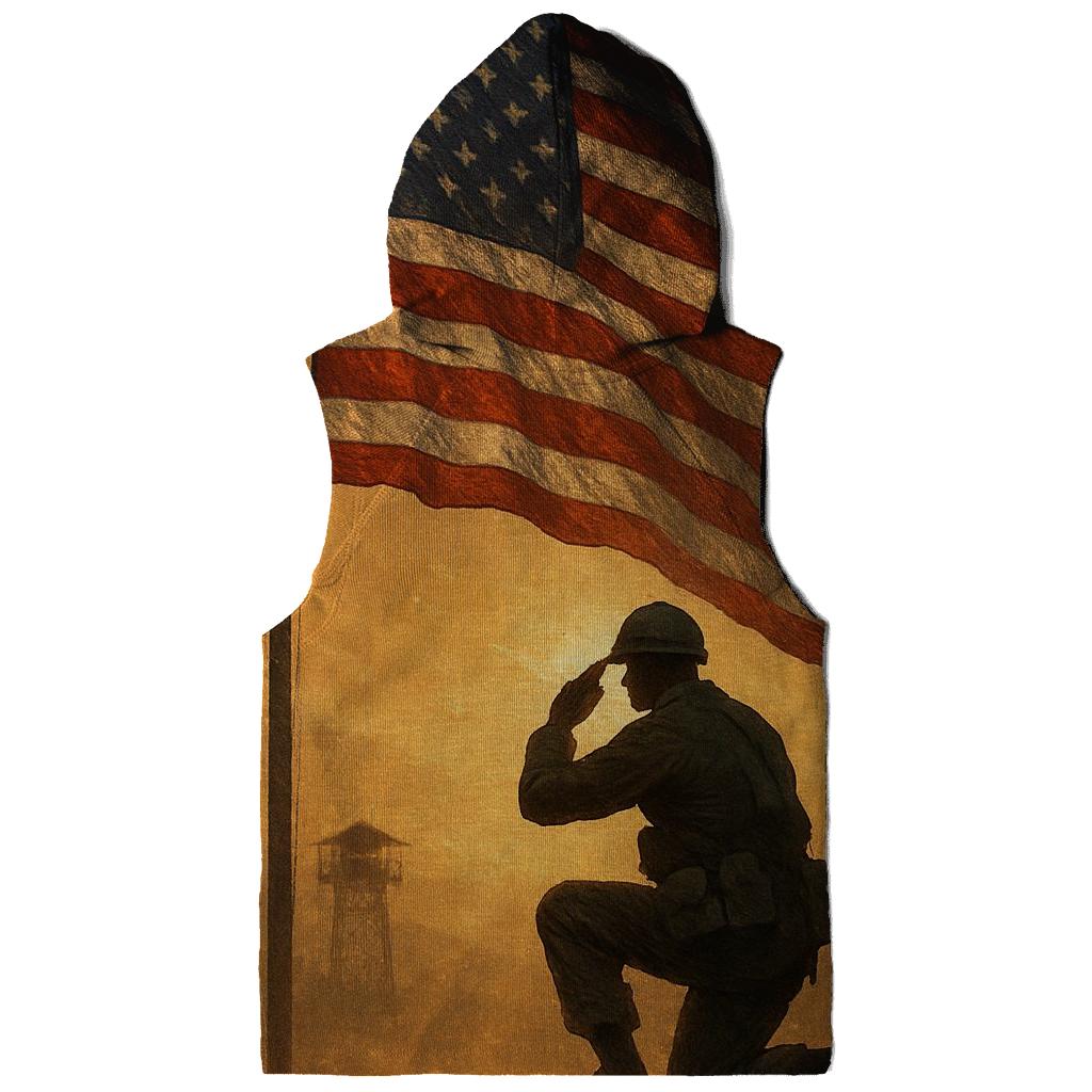 Dawn Sentinel Flag pullover hoodies
