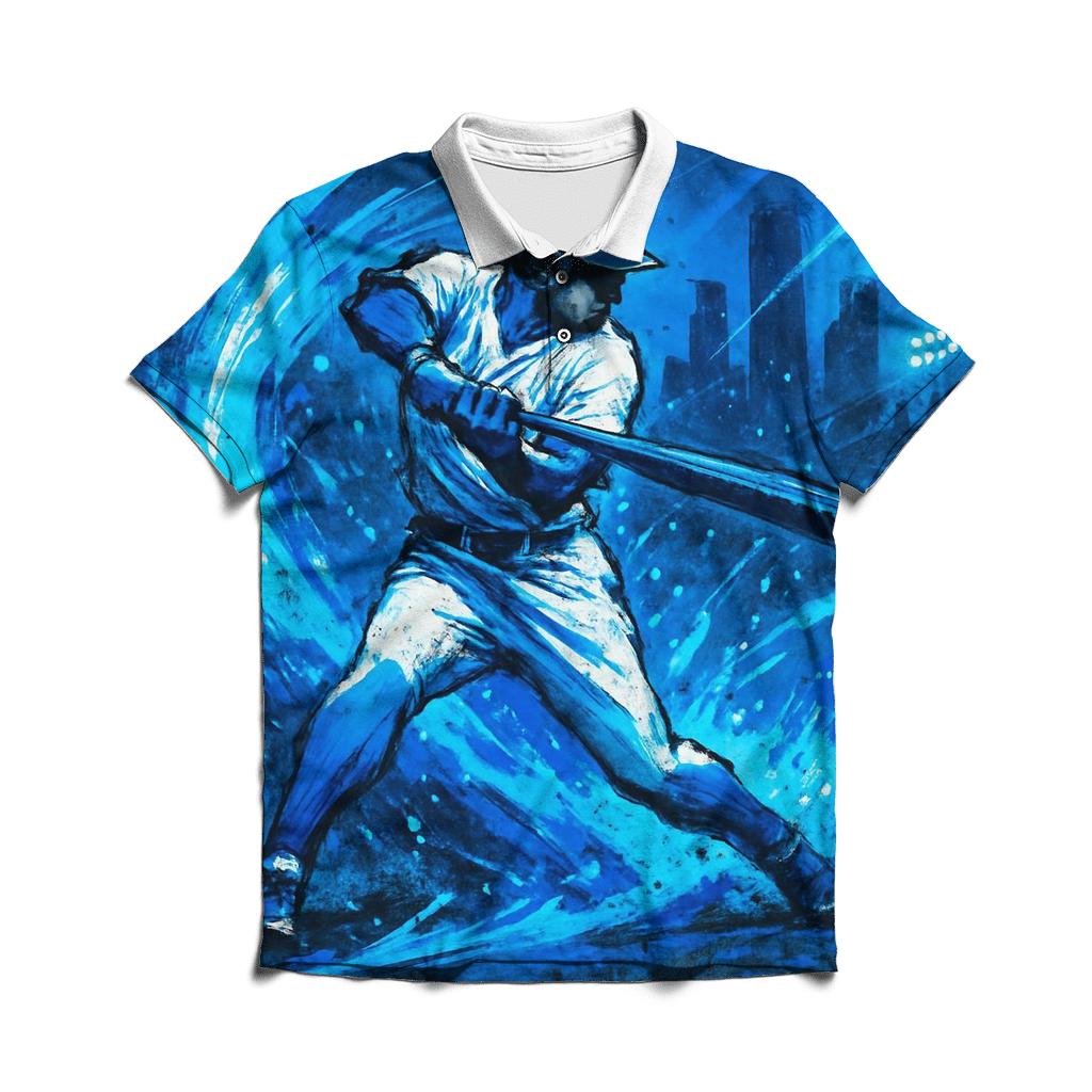 Dodger Wave Charge stylish collar polo tees
