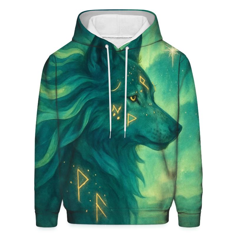 Aurora Shaman Wolf lightweight hoodies