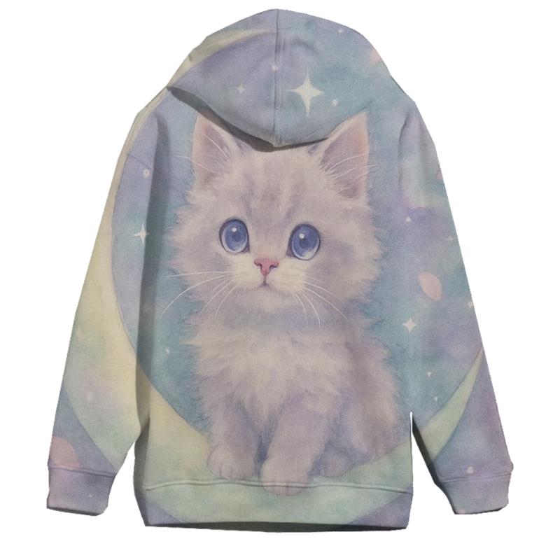 Stargazer Kitten Halo lightweight hoodies