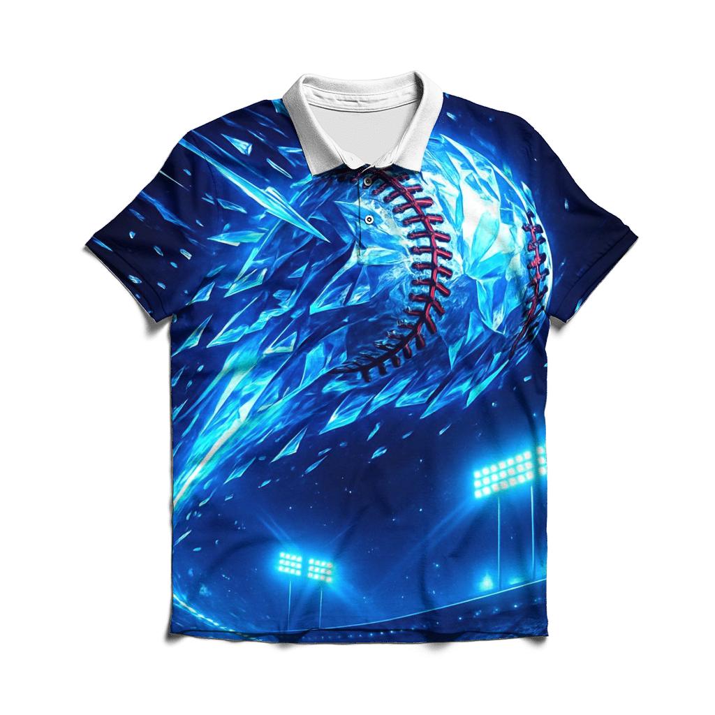 Crystal Seam Comet personalized polo shirts