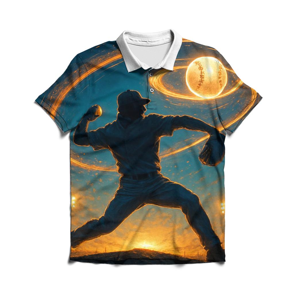 Blue Jays Orbital Pitch personalized polo shirts