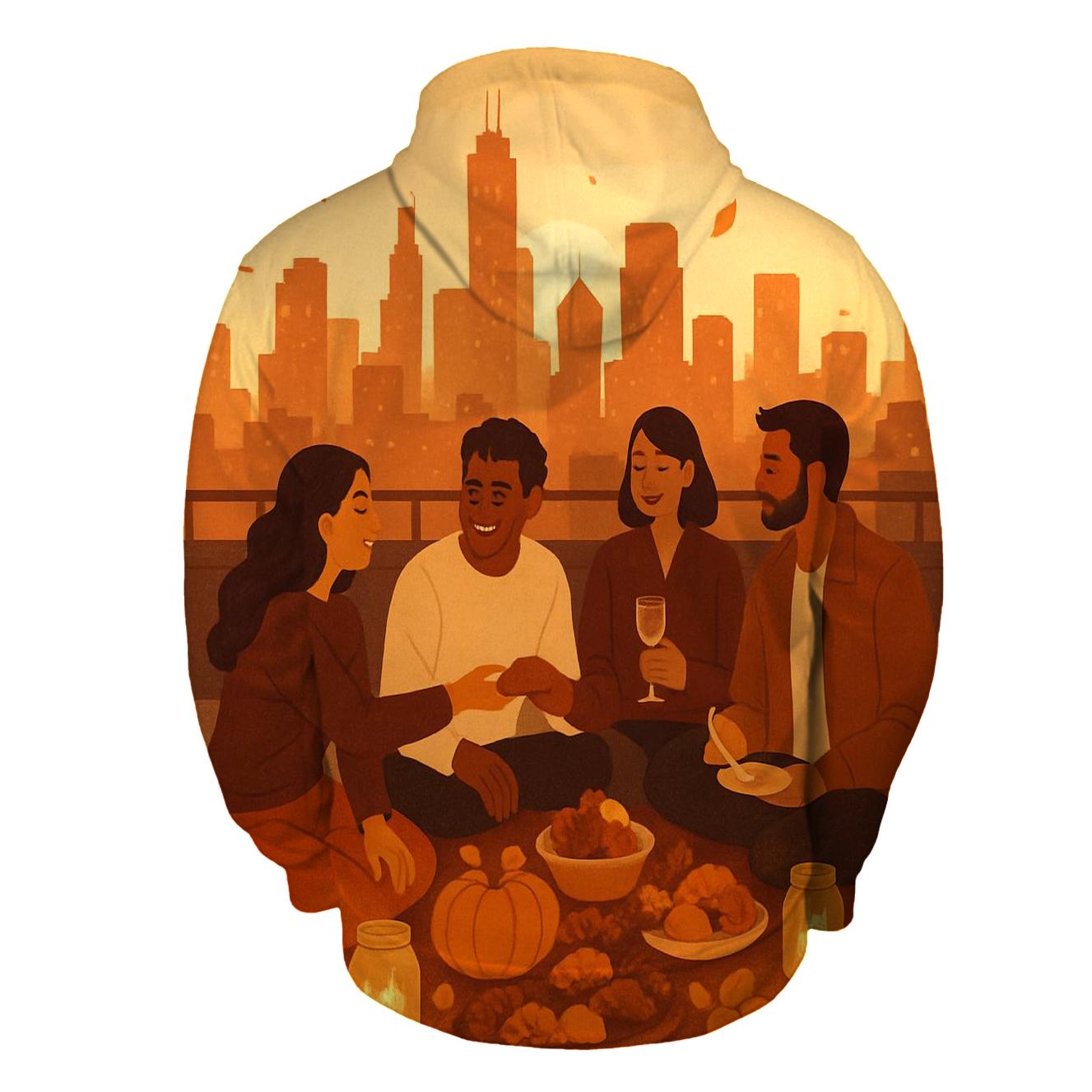 Golden Harvest Skyline lightweight hoodies