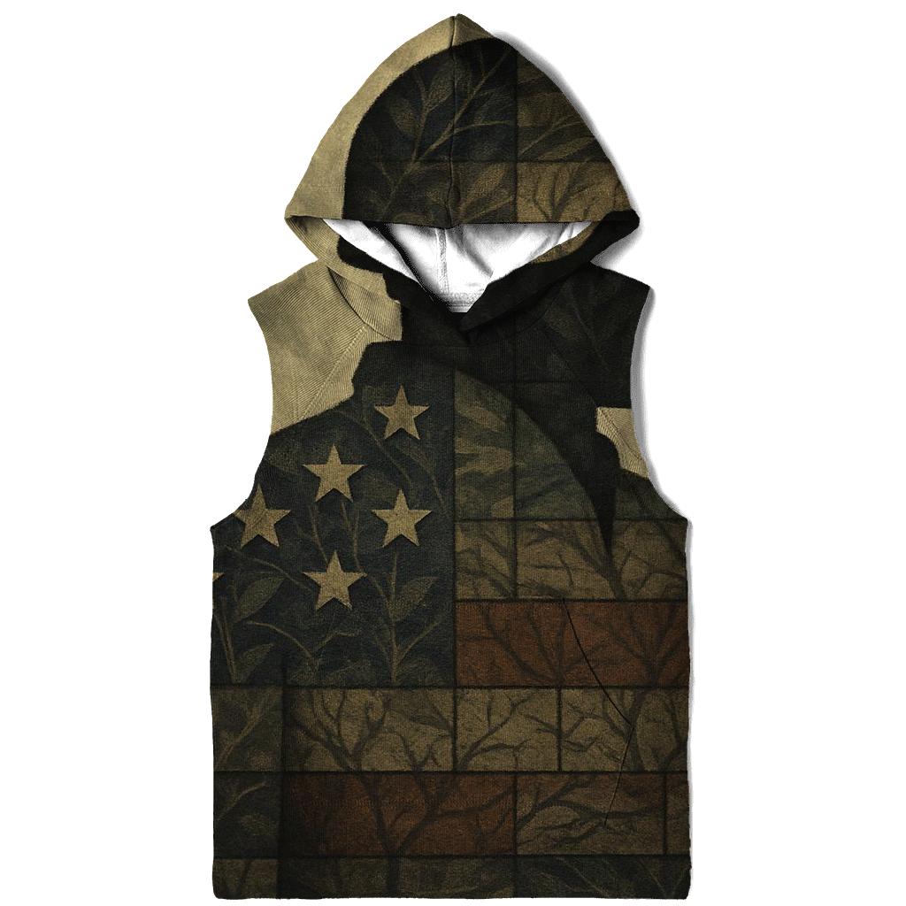 Camouflage Flag Fusion heavyweight hoodies