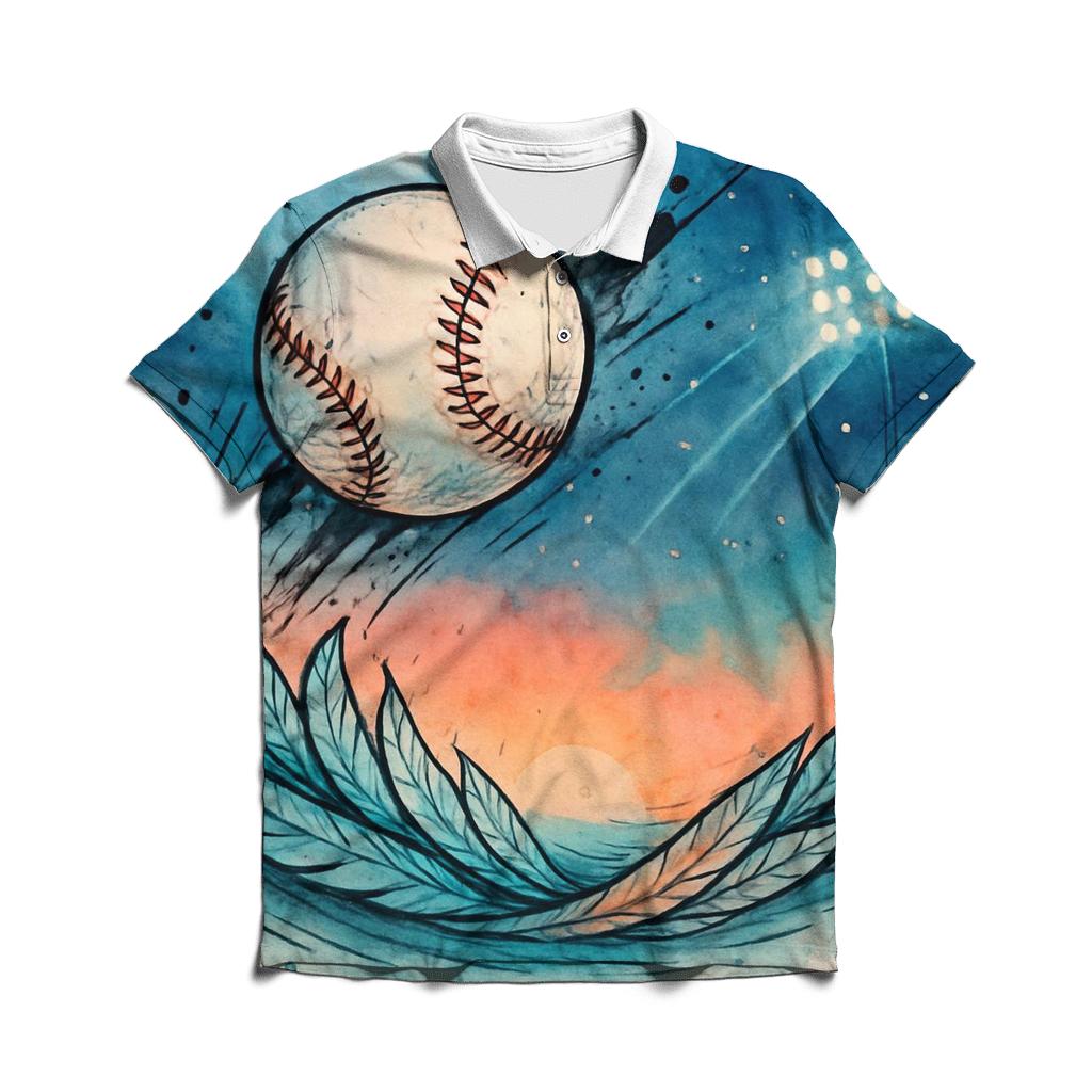 Blue Jays Horizon Burst custom polo shirts