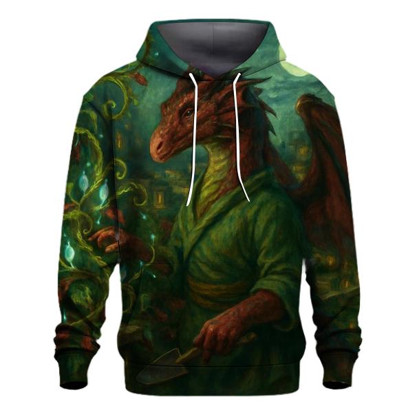 Skyline Botanist Dragon graphic hoodies