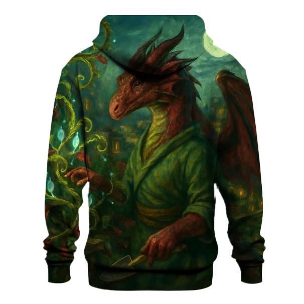 Skyline Botanist Dragon graphic hoodies