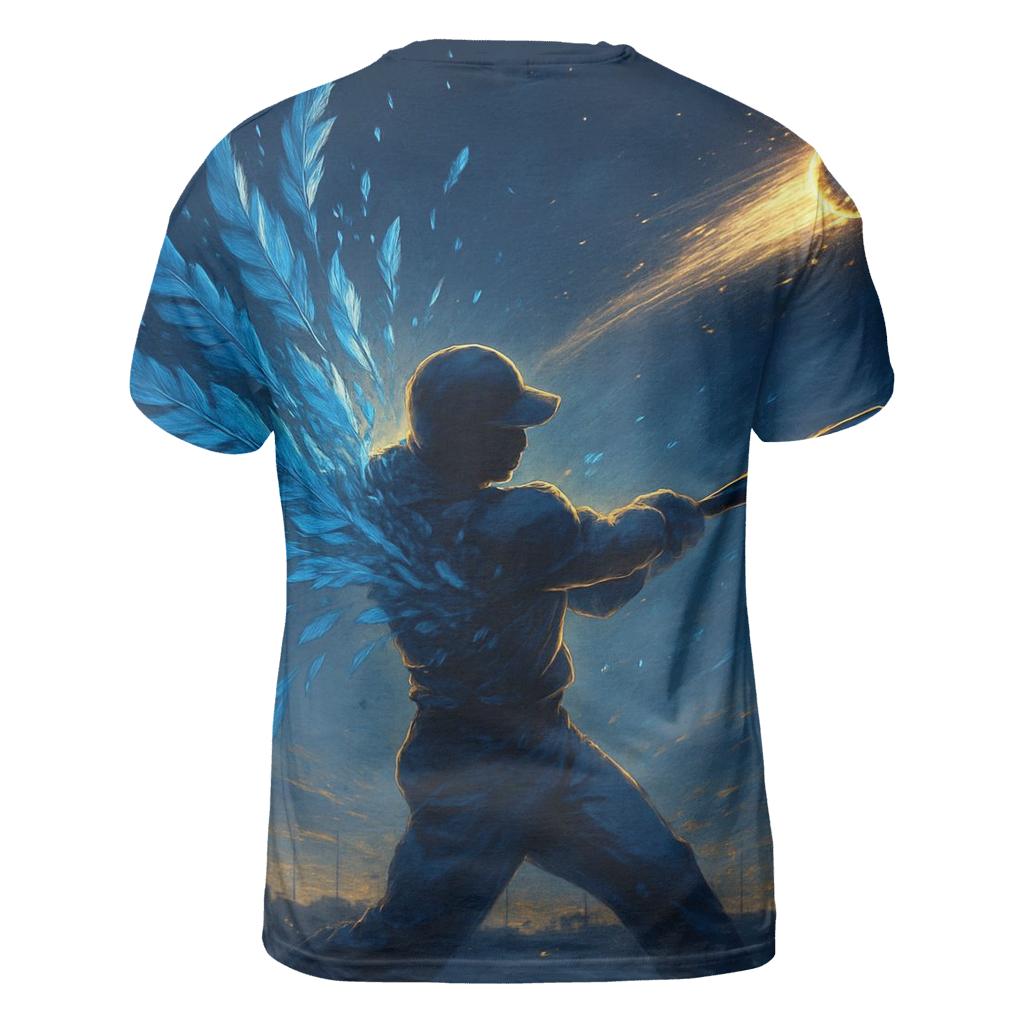 Feathered Home Run Blue Jays trendy printed shirt styles