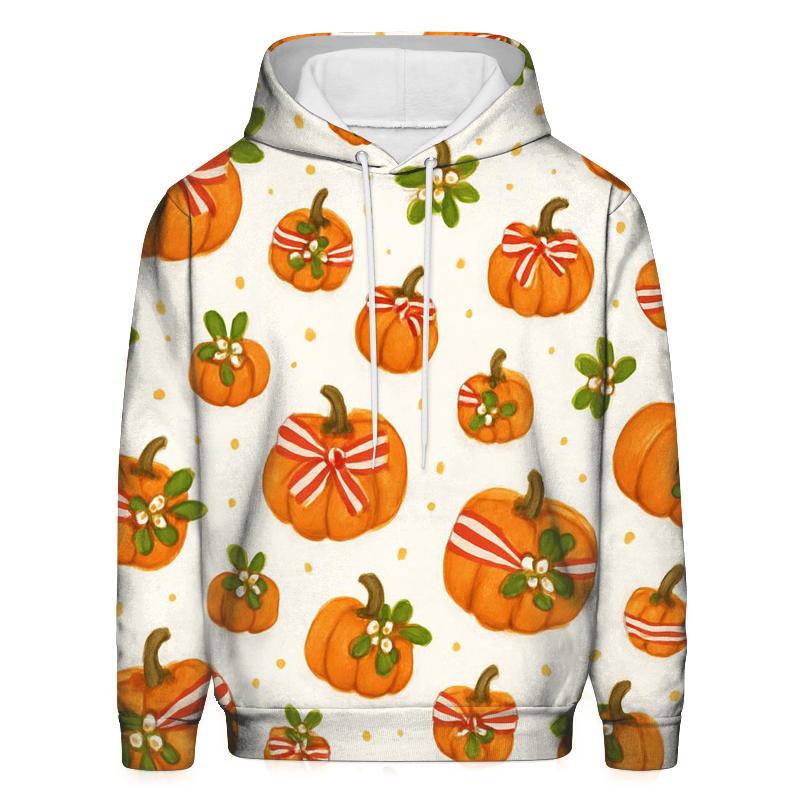 Candy Stripe Pumpkin Scatter pullover hoodies