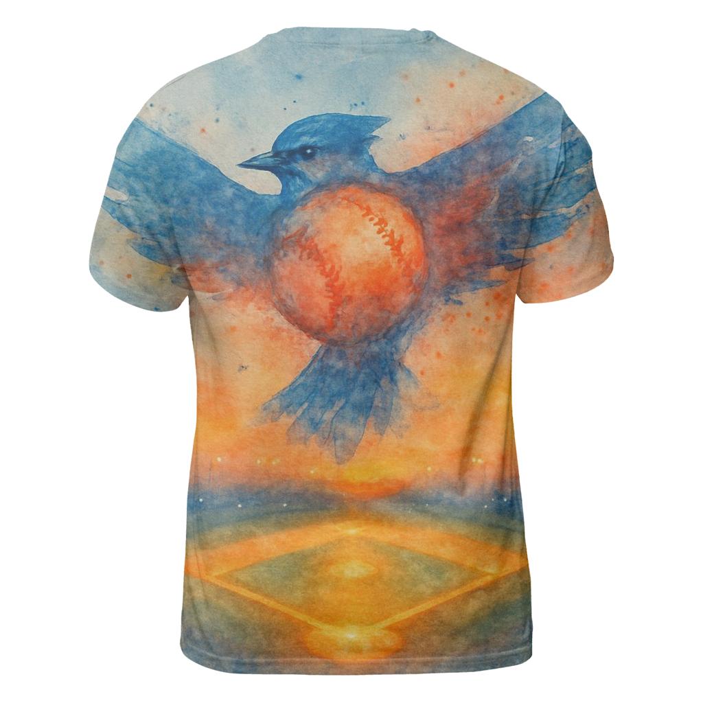 Blue Jays Flight Over Diamond personalized full print shirts