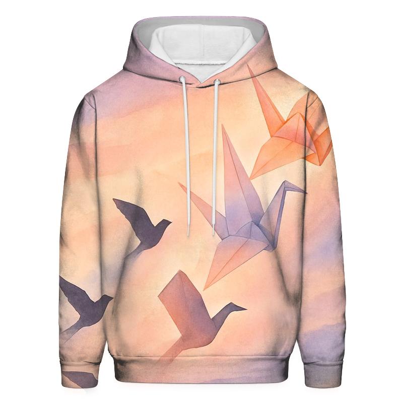 Paper Crane Sunset hoodie styles
