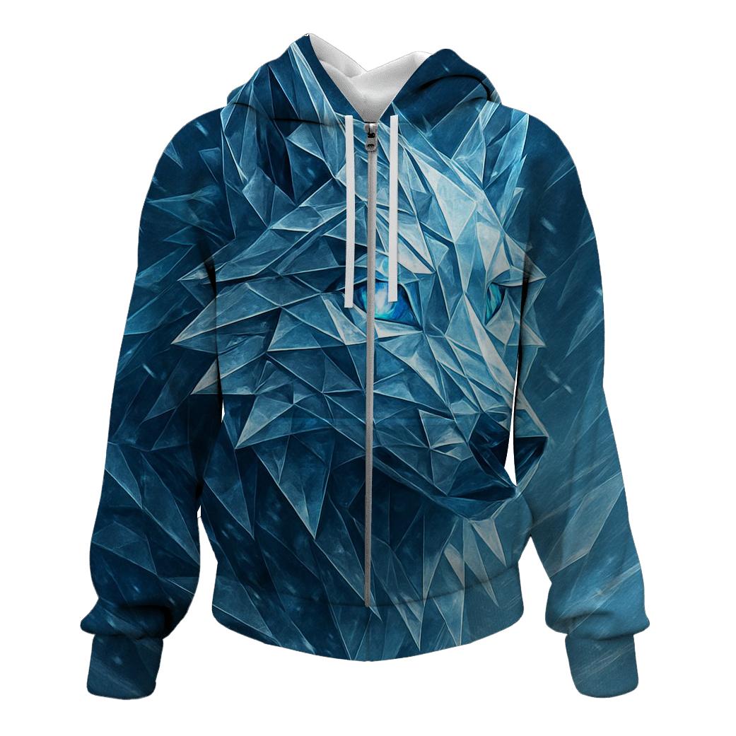 Fractured Ice Alpha embroidered hoodies