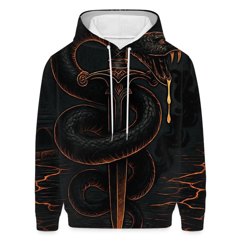 Serpent And Dagger Of The Abyss pullover hoodies