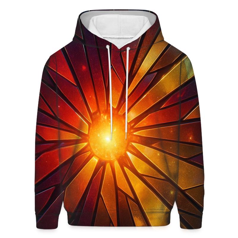 Solar Flare Mosaic graphic hoodies