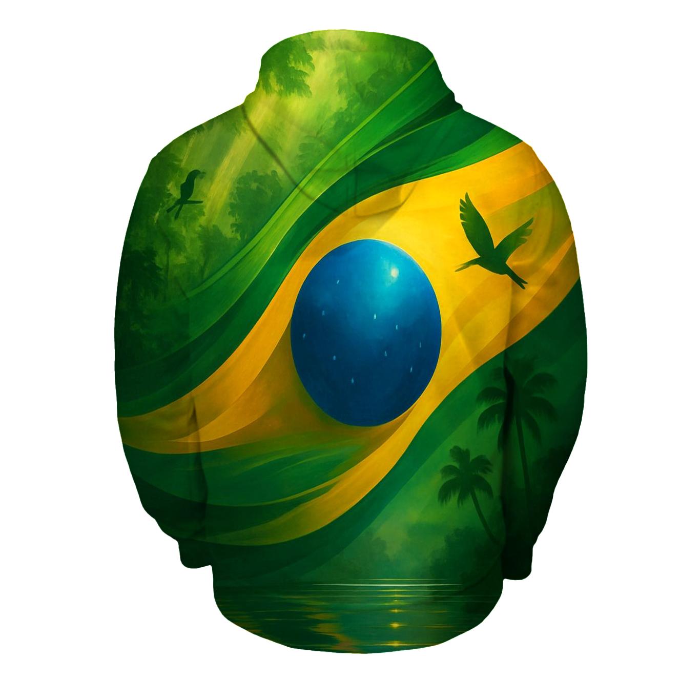 Brazil zip-up hoodies
