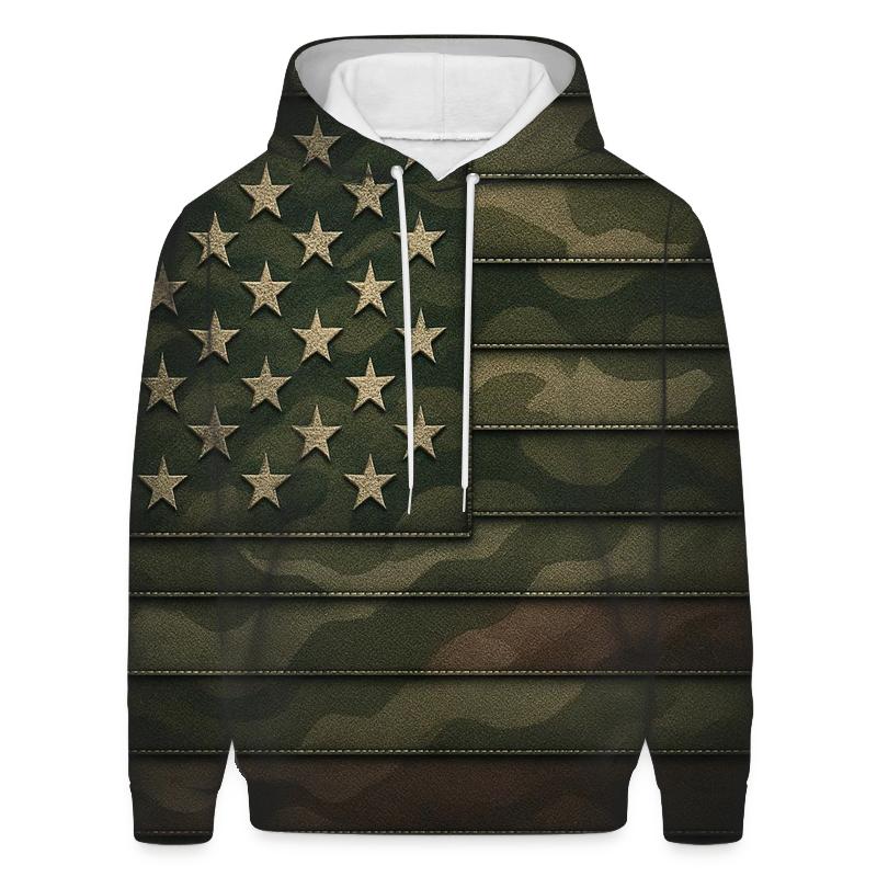 Camouflage Stars heavyweight hoodies