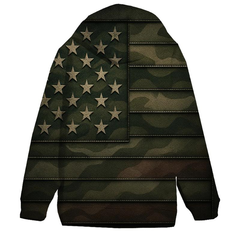 Camouflage Stars heavyweight hoodies