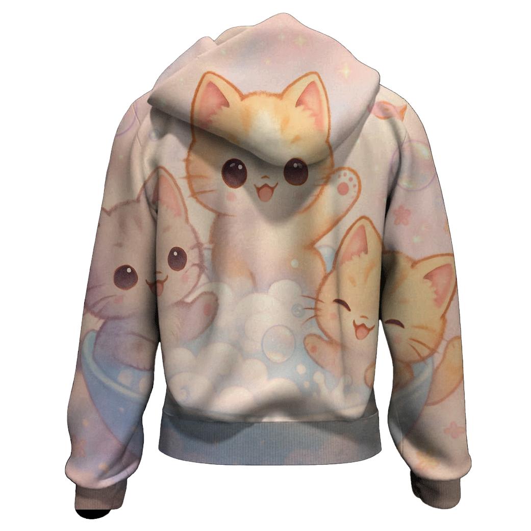 Milk Bath Dreamers zip-up hoodies