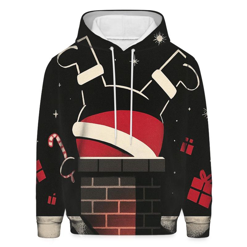 Santa Stuck In Chimney Remix hoodies fashion
