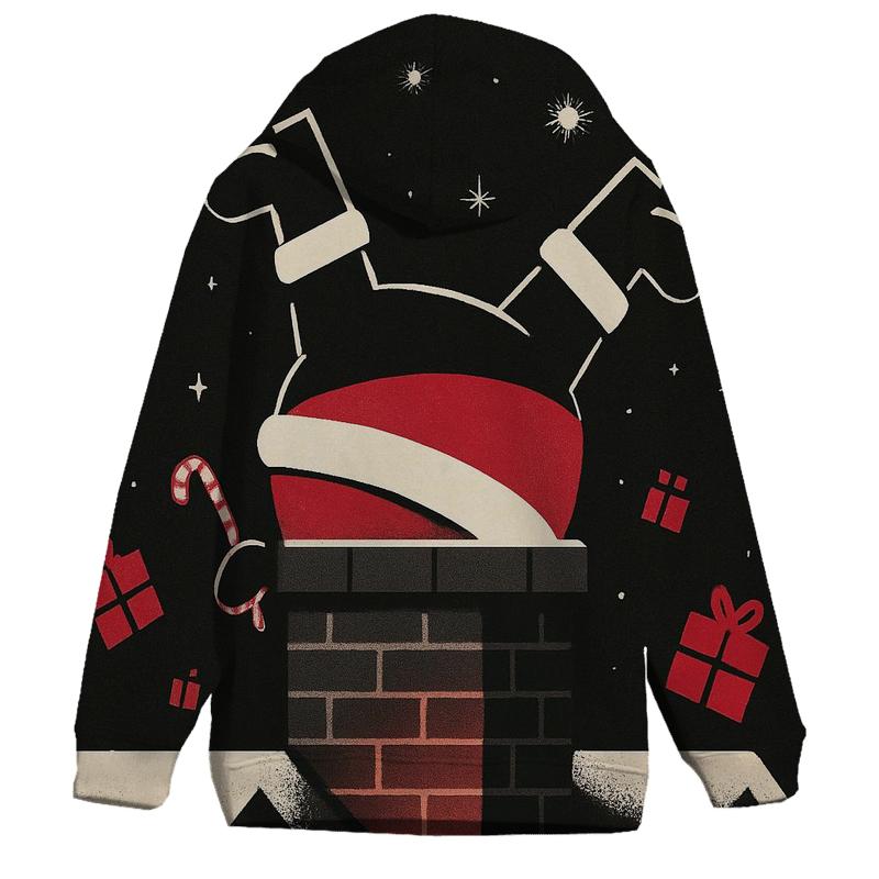 Santa Stuck In Chimney Remix hoodies fashion