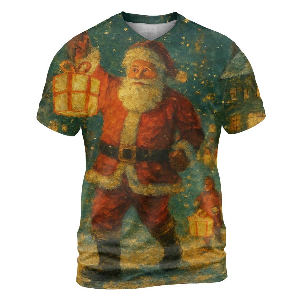 Festival Lantern Santa personalized full print shirts