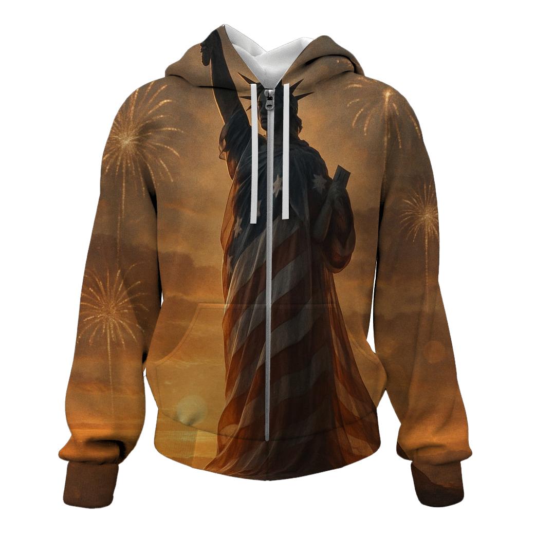 Liberty Echo zip-up hoodies