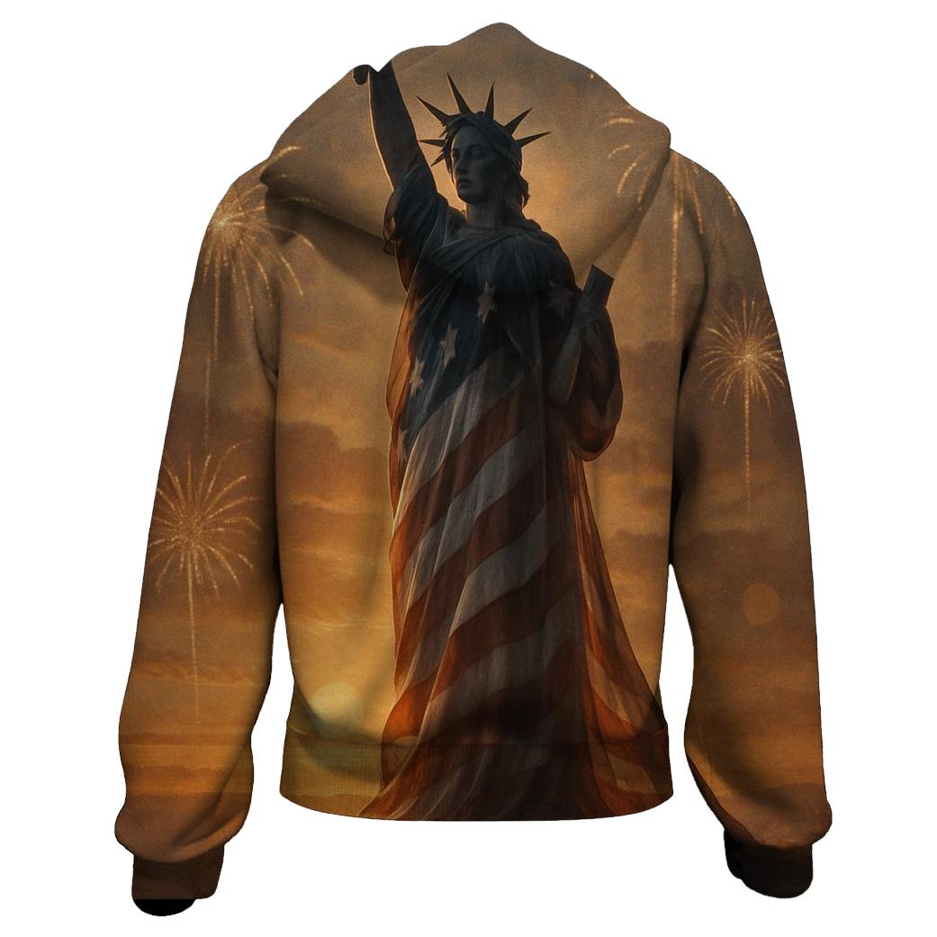 Liberty Echo zip-up hoodies