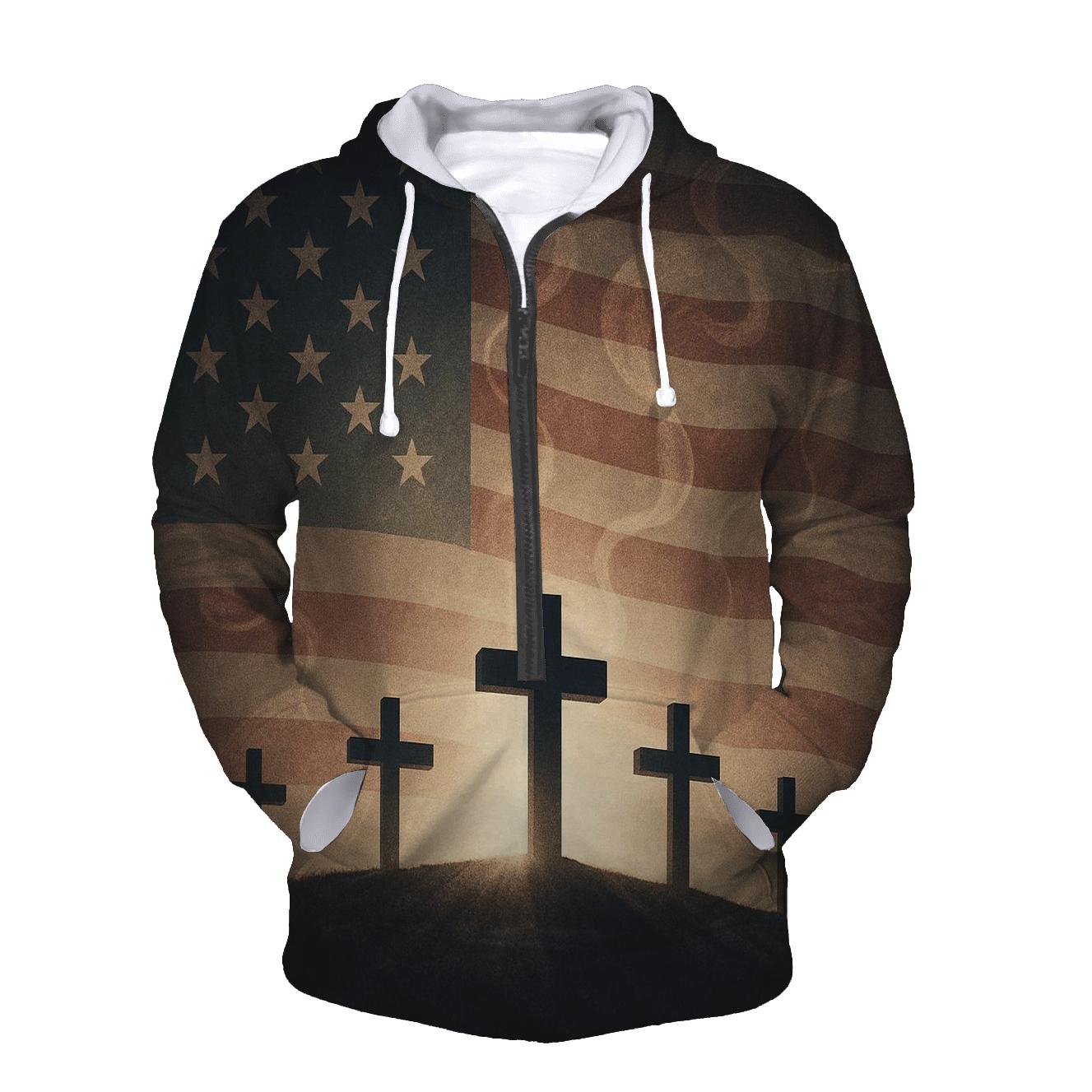 Memorial Beacon Cross hoodie designs