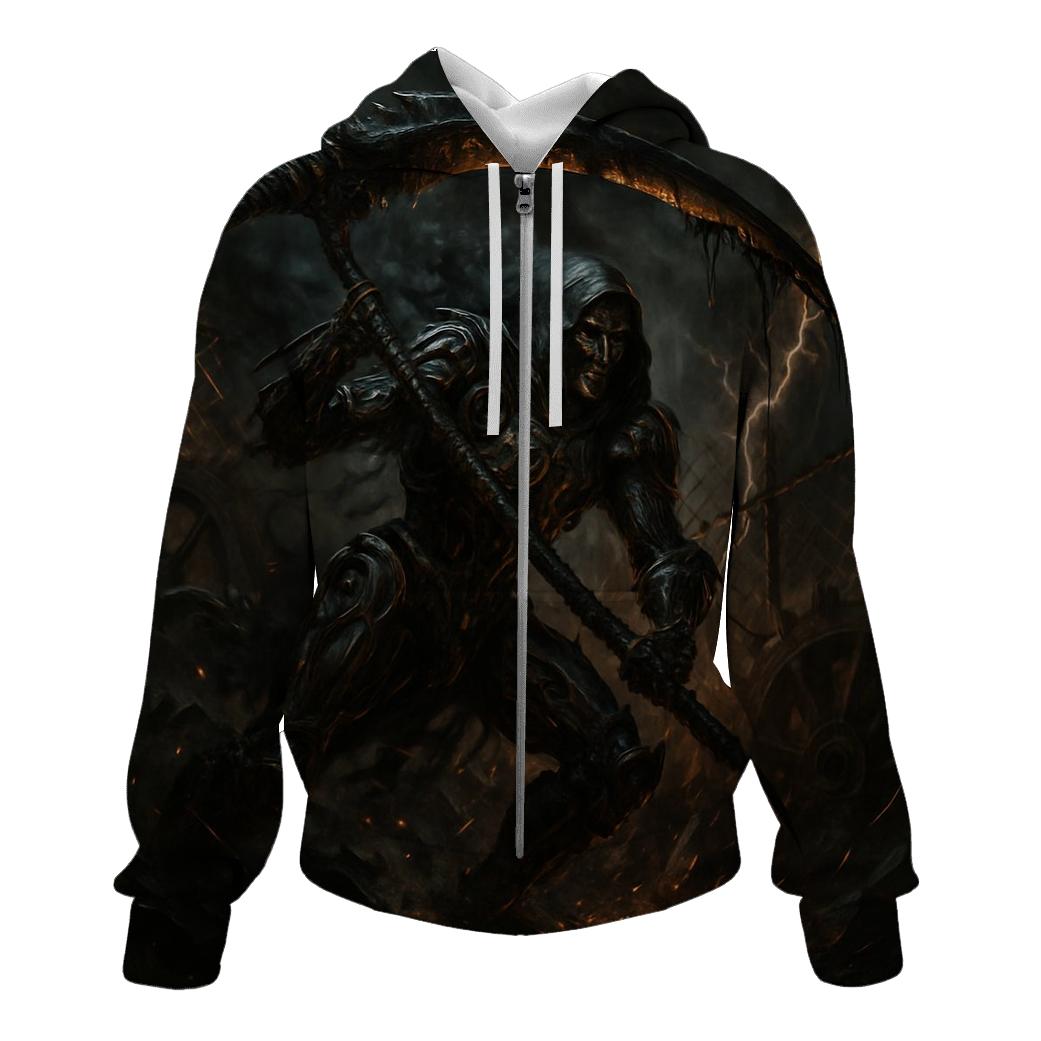 Requiem For The Iron Reaper printed hoodies