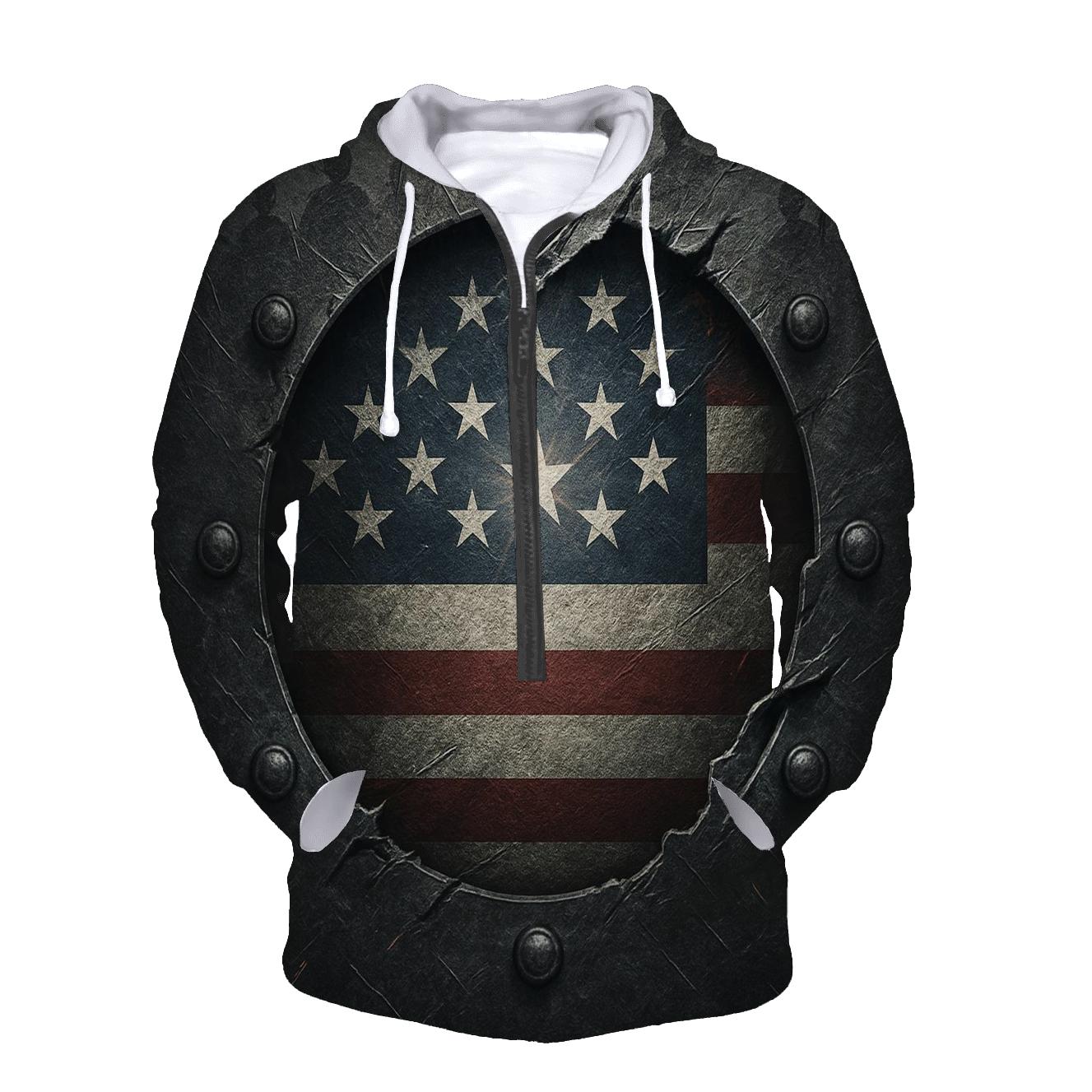 Steel And Stars Emblem custom hoodies