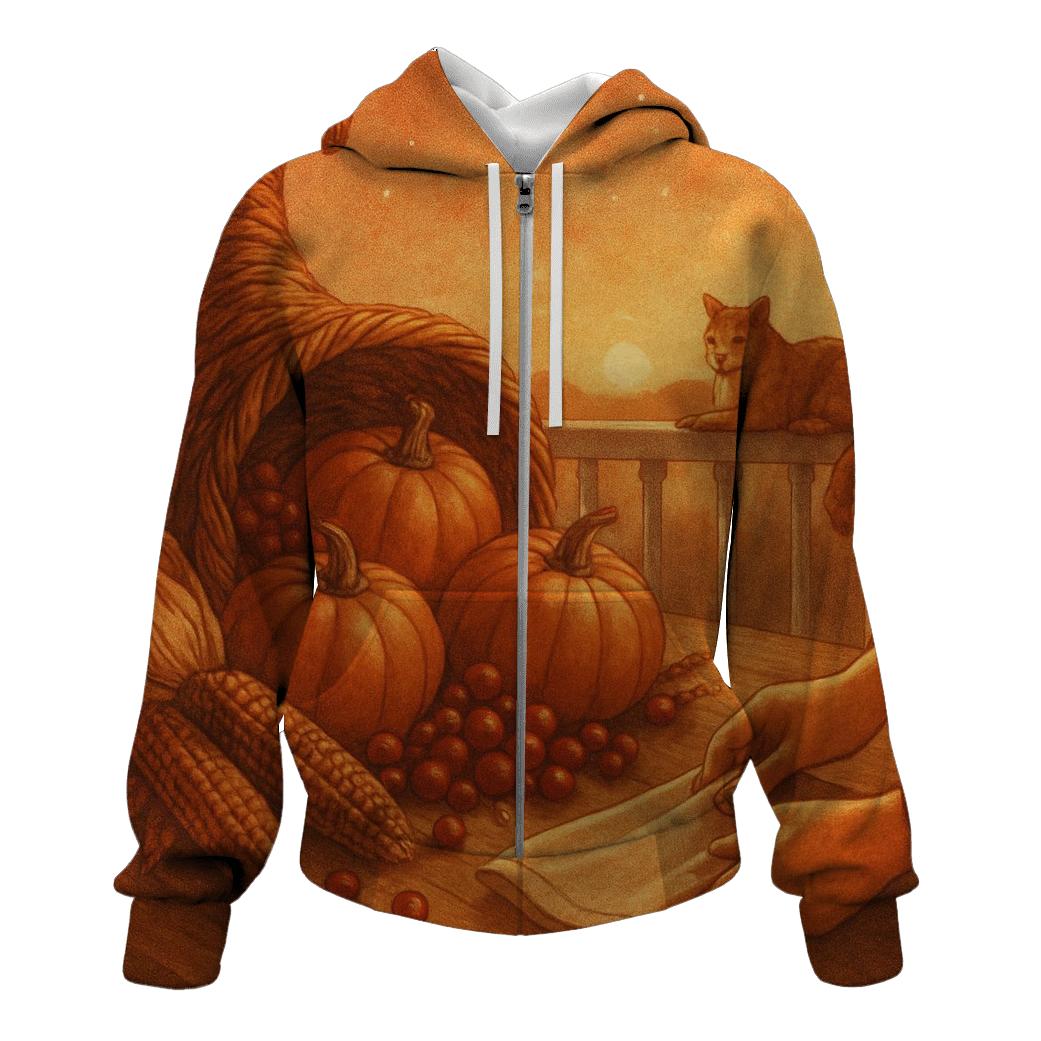 Sunset Cornucopia Arc custom hoodies