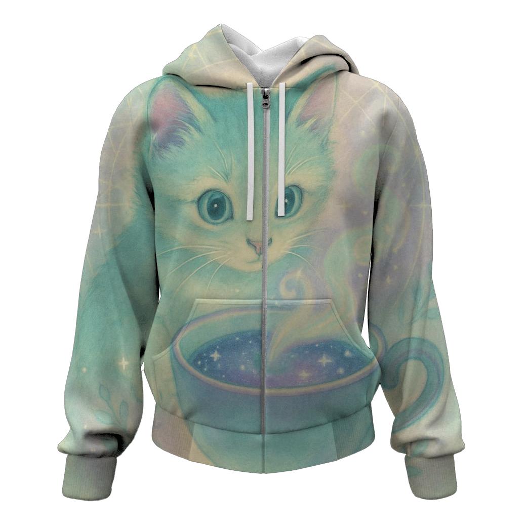 Tea Leaf Oracle Cat pullover hoodies