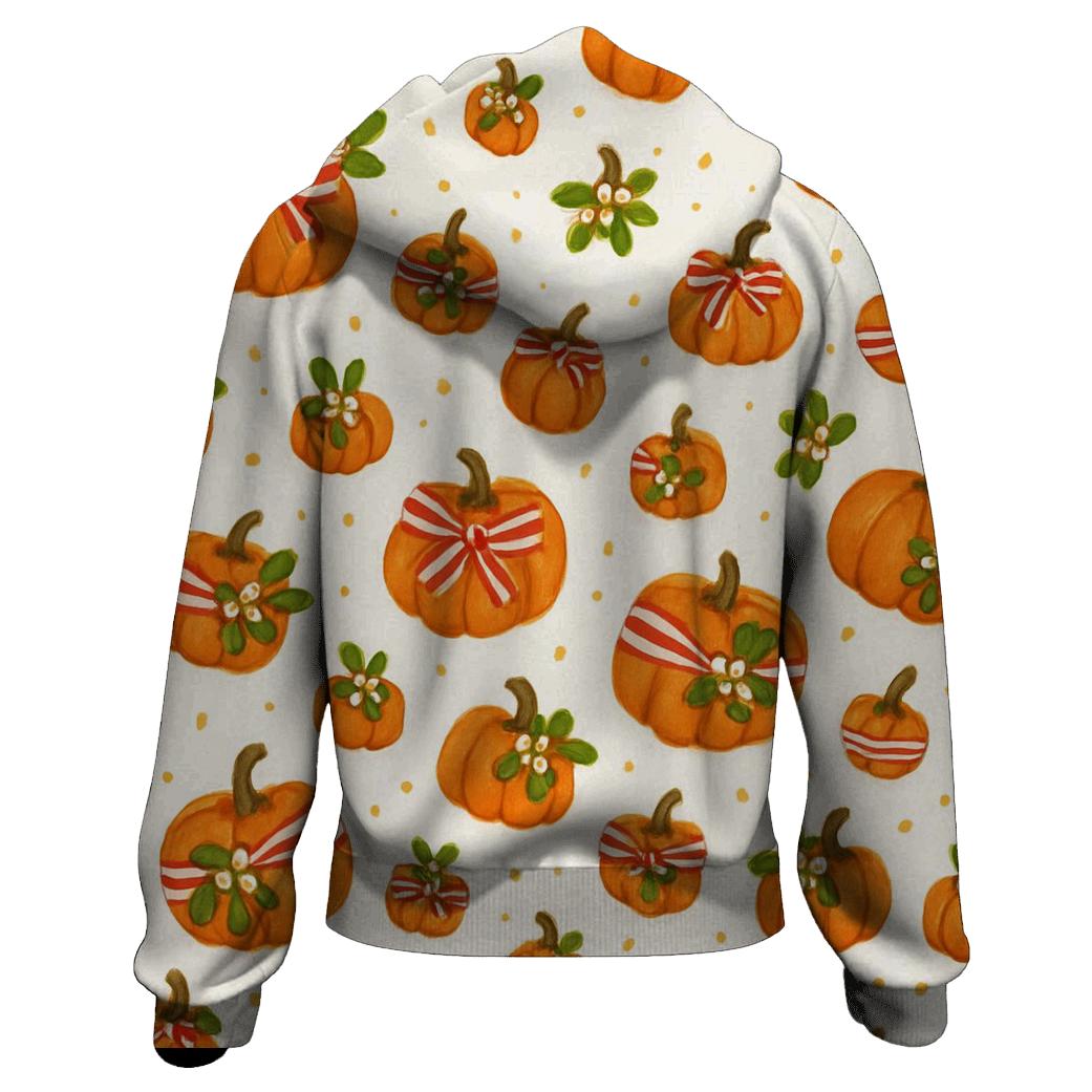 Candy Stripe Pumpkin Scatter custom hoodies