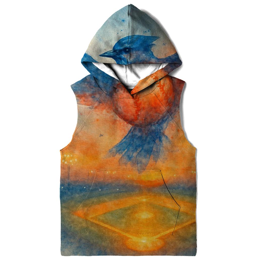 Blue Jays Flight Over Diamond graphic hoodies