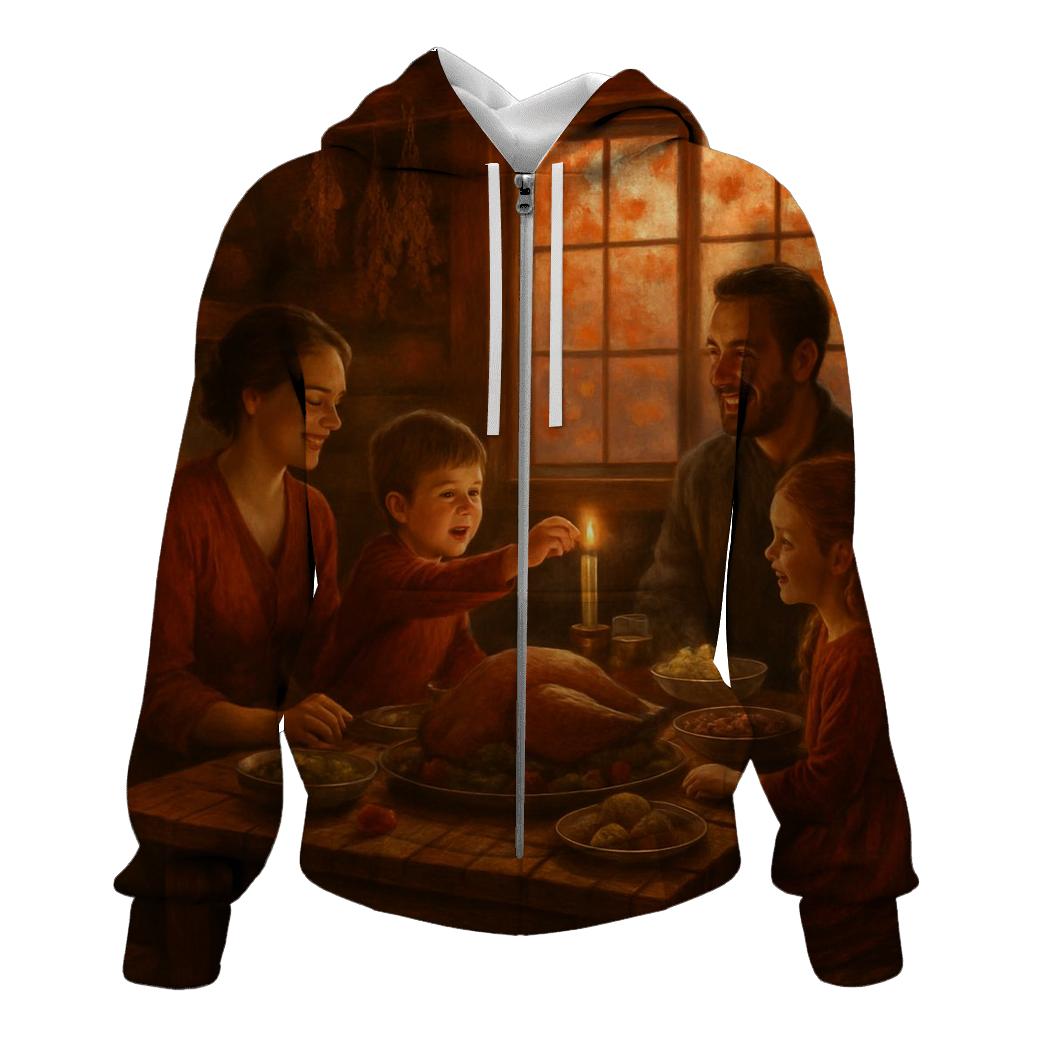 Cozy Cabin Supper premium hoodies