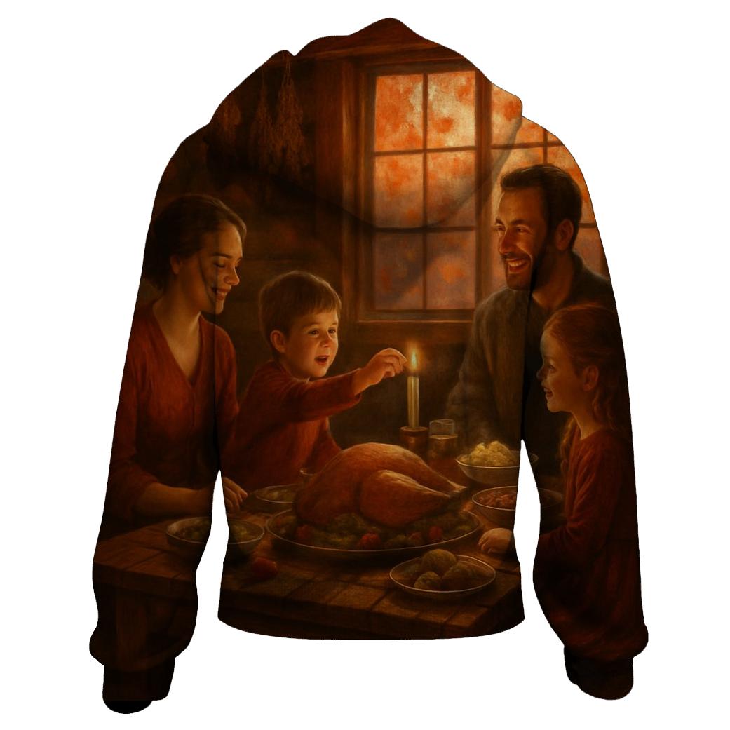 Cozy Cabin Supper premium hoodies
