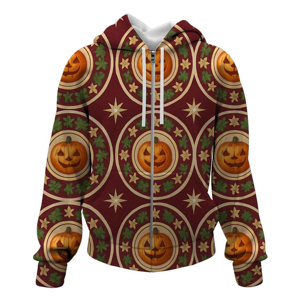 Ornament Pumpkin Radial Medallion hoodie trends