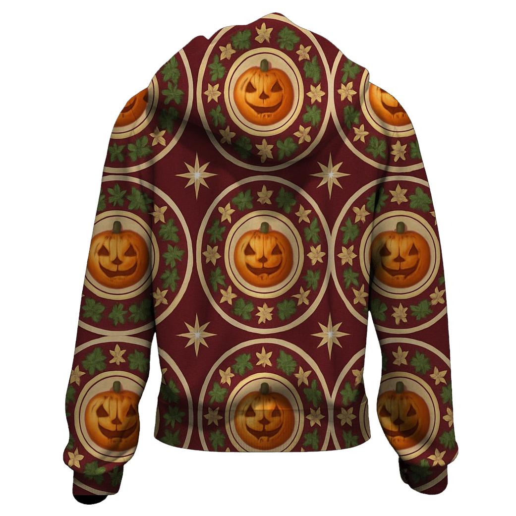 Ornament Pumpkin Radial Medallion hoodie trends