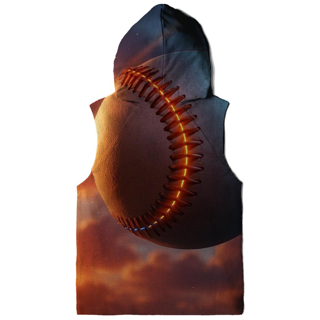 Sunset Seam Burst graphic hoodies